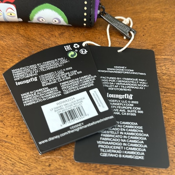 Loungefly Disney Nightmare Before Christmas Lock Shock Barrel Oogie Boogie - Picture 11 of 16